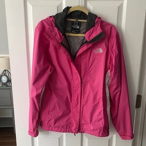 The North Face Women's Vibrant Pink Rain Jacket